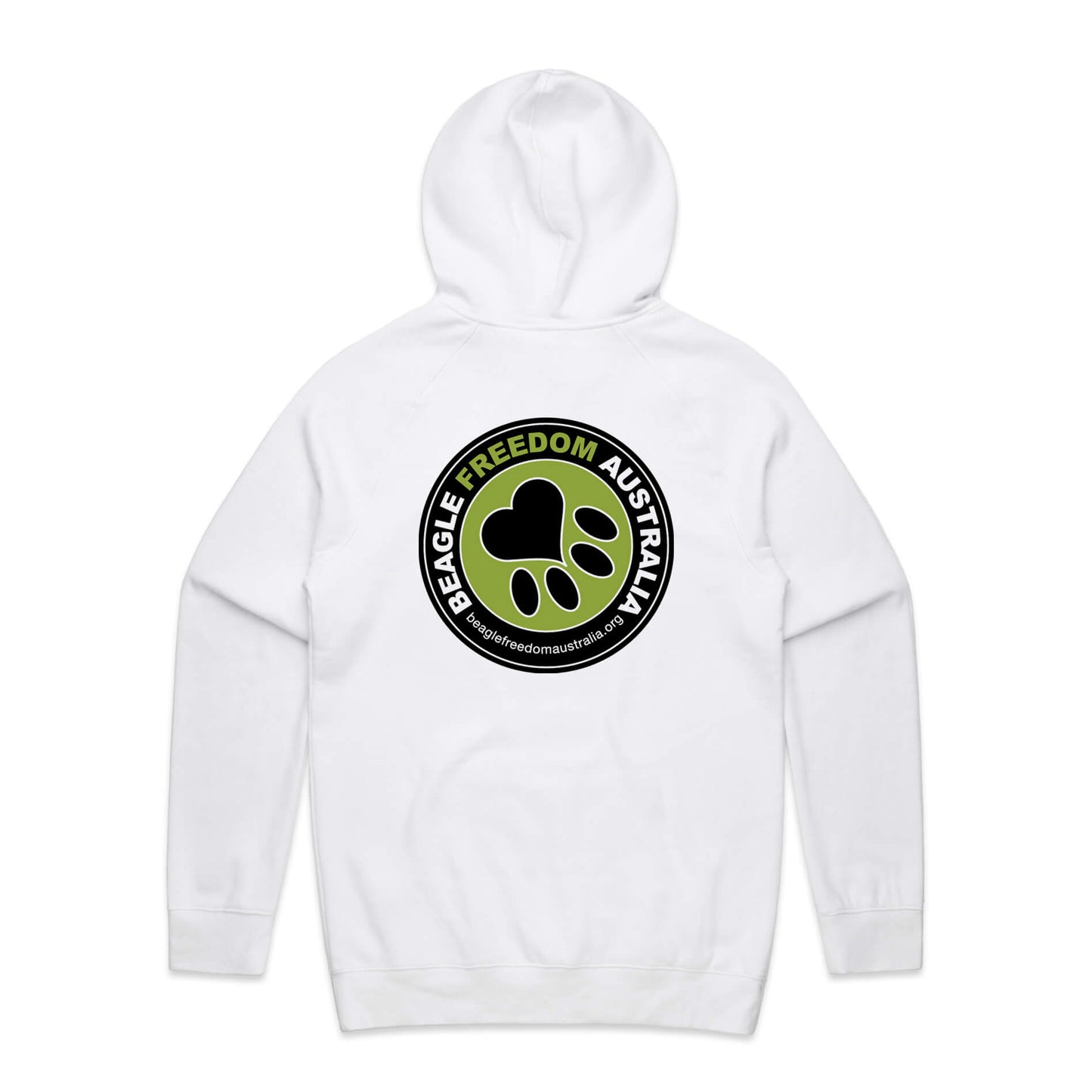 Beagle Freedom Aus Hoodie - White