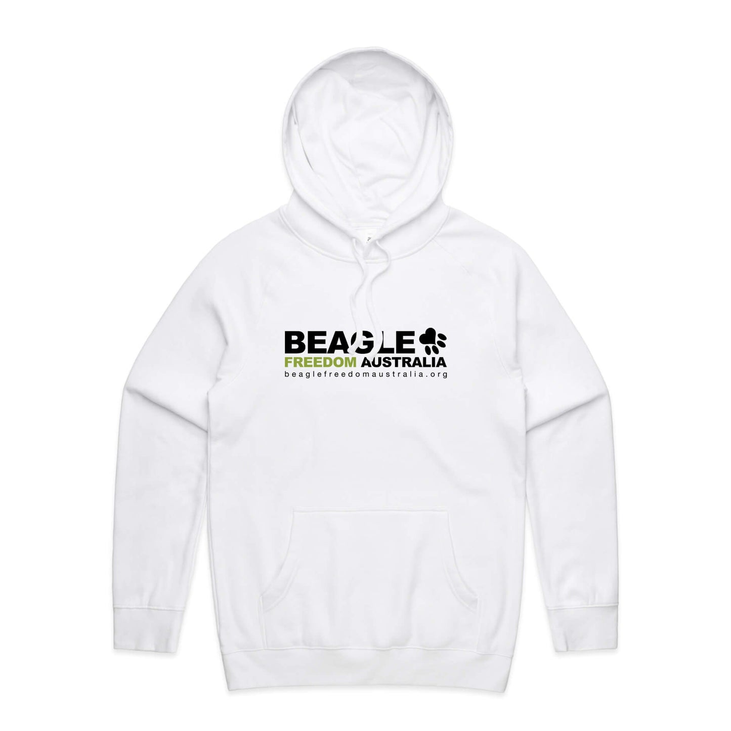 Beagle Freedom Aus Hoodie - White