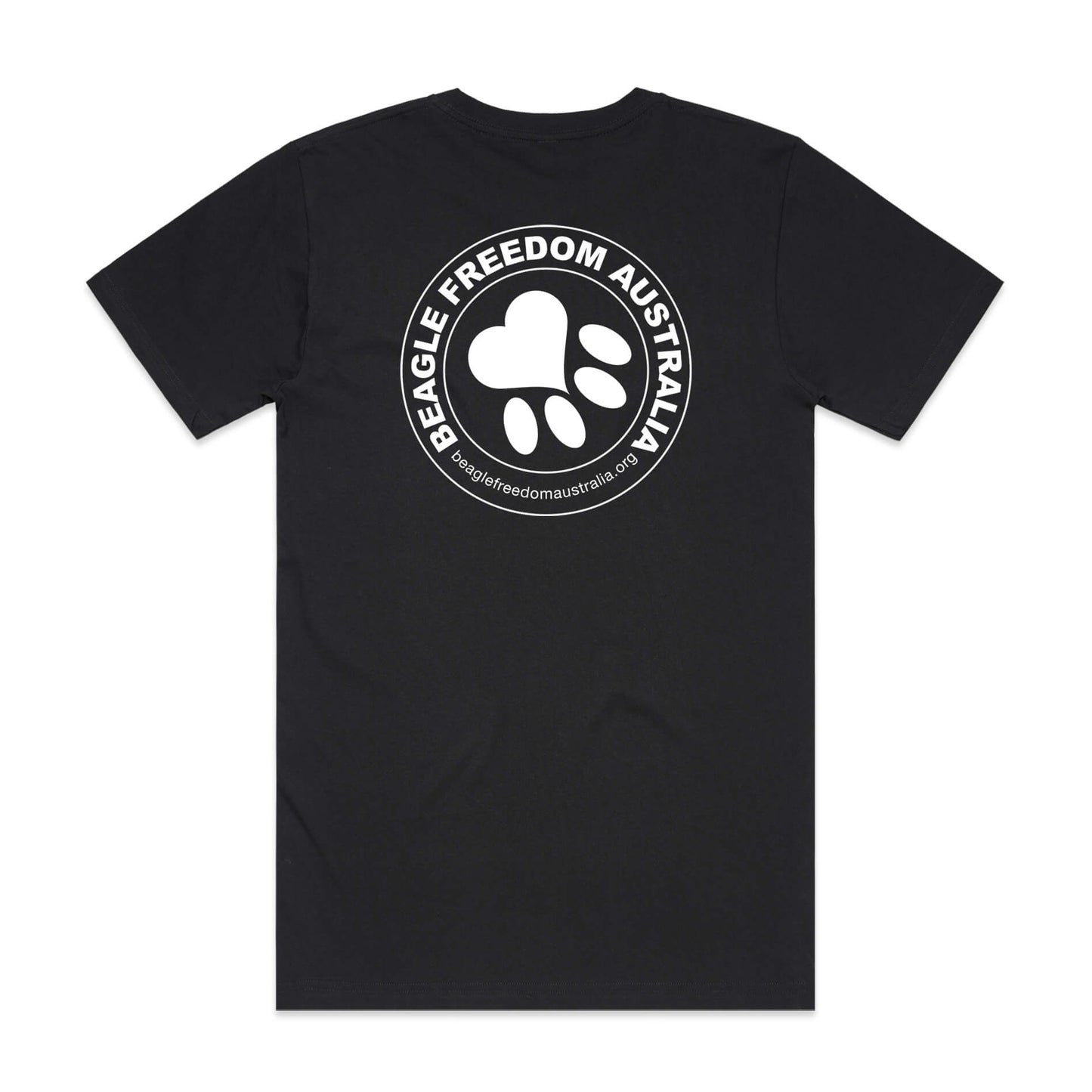Beagle Freedom Aus Mens Tee - Black