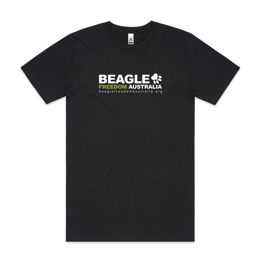 Beagle Freedom Aus Mens Tee - Black