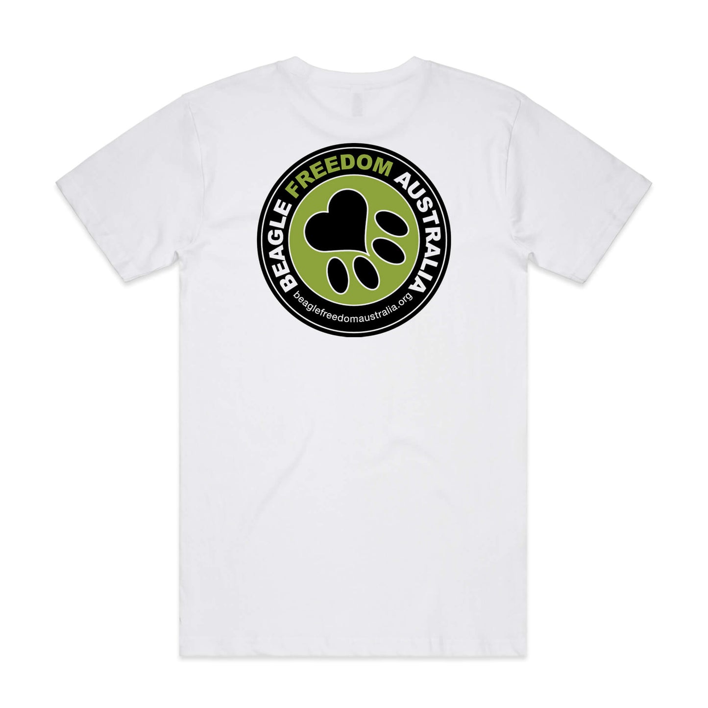 Beagle Freedom Aus Mens Tee - White