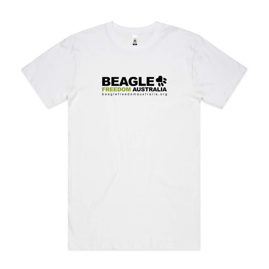 Beagle Freedom Aus Mens Tee - White
