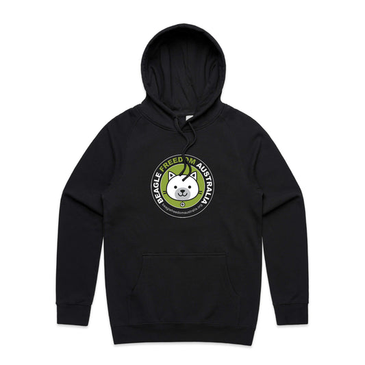 Beagle Freedom Cat Hoodie - Black