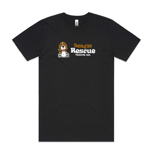 Beagle Rescue VIC Mens Tee - Black