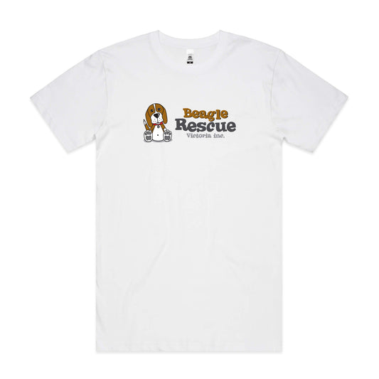 Beagle Rescue VIC Mens Tee - White