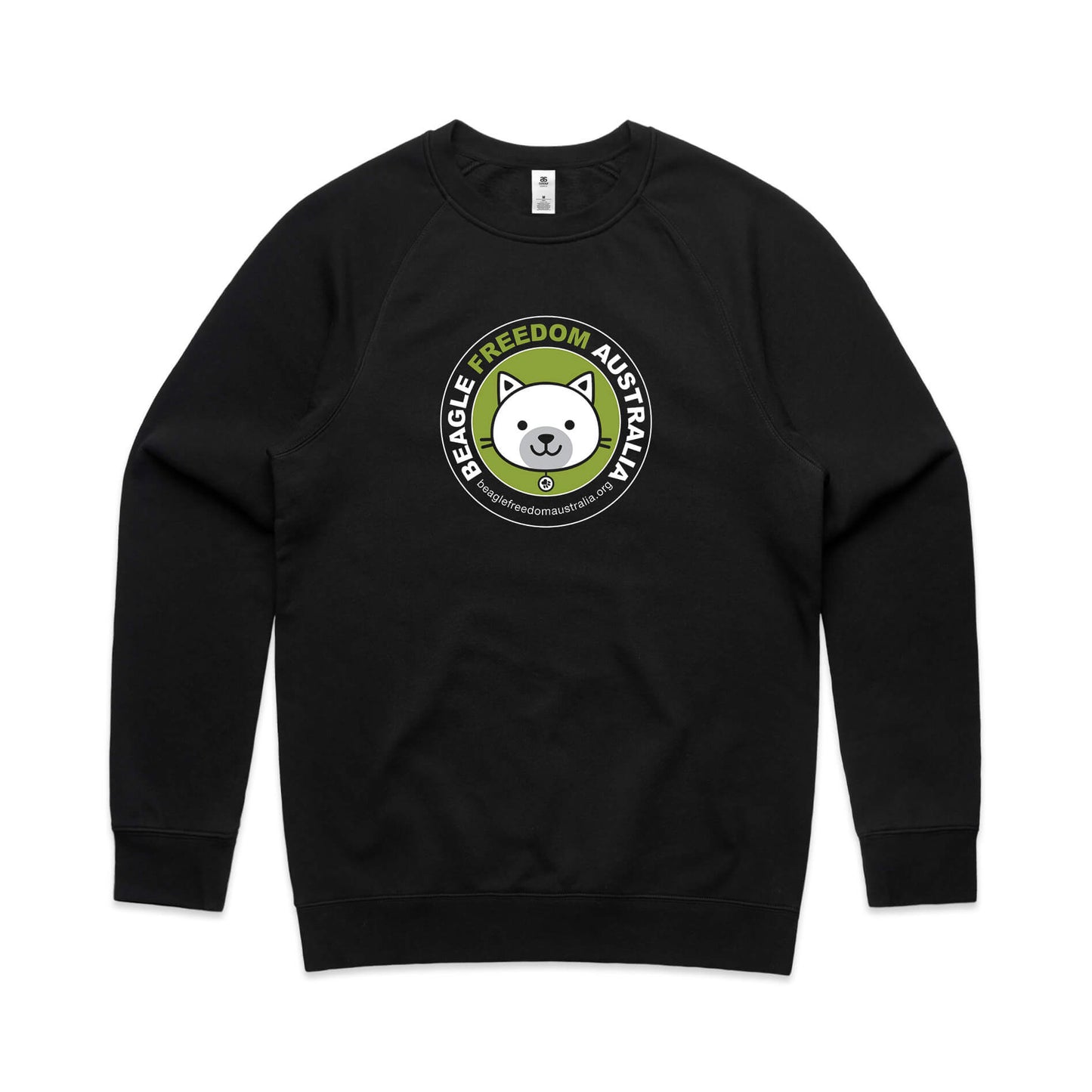Beagle Freedom Cat Sweatshirt - Black