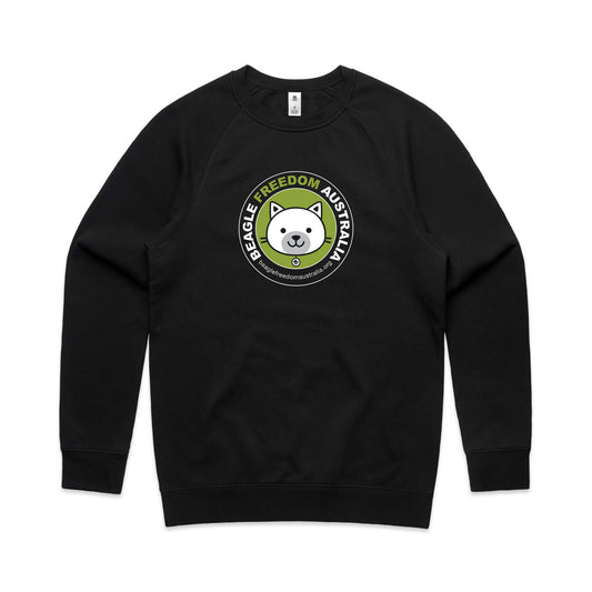 Beagle Freedom Cat Sweatshirt - Black